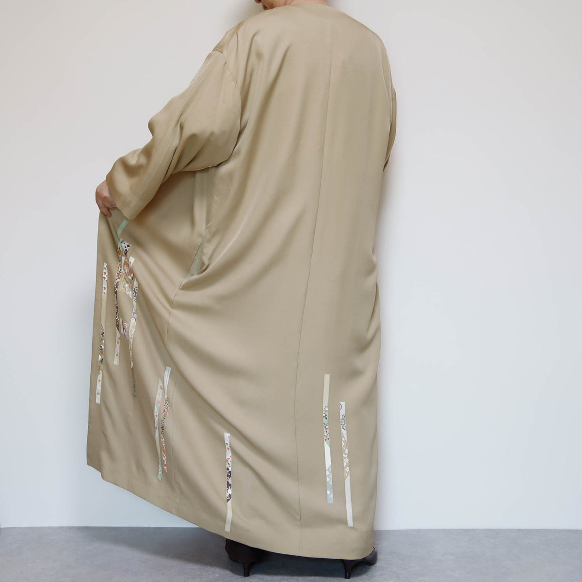 KIMONO Gown Jacket -BEIGE
