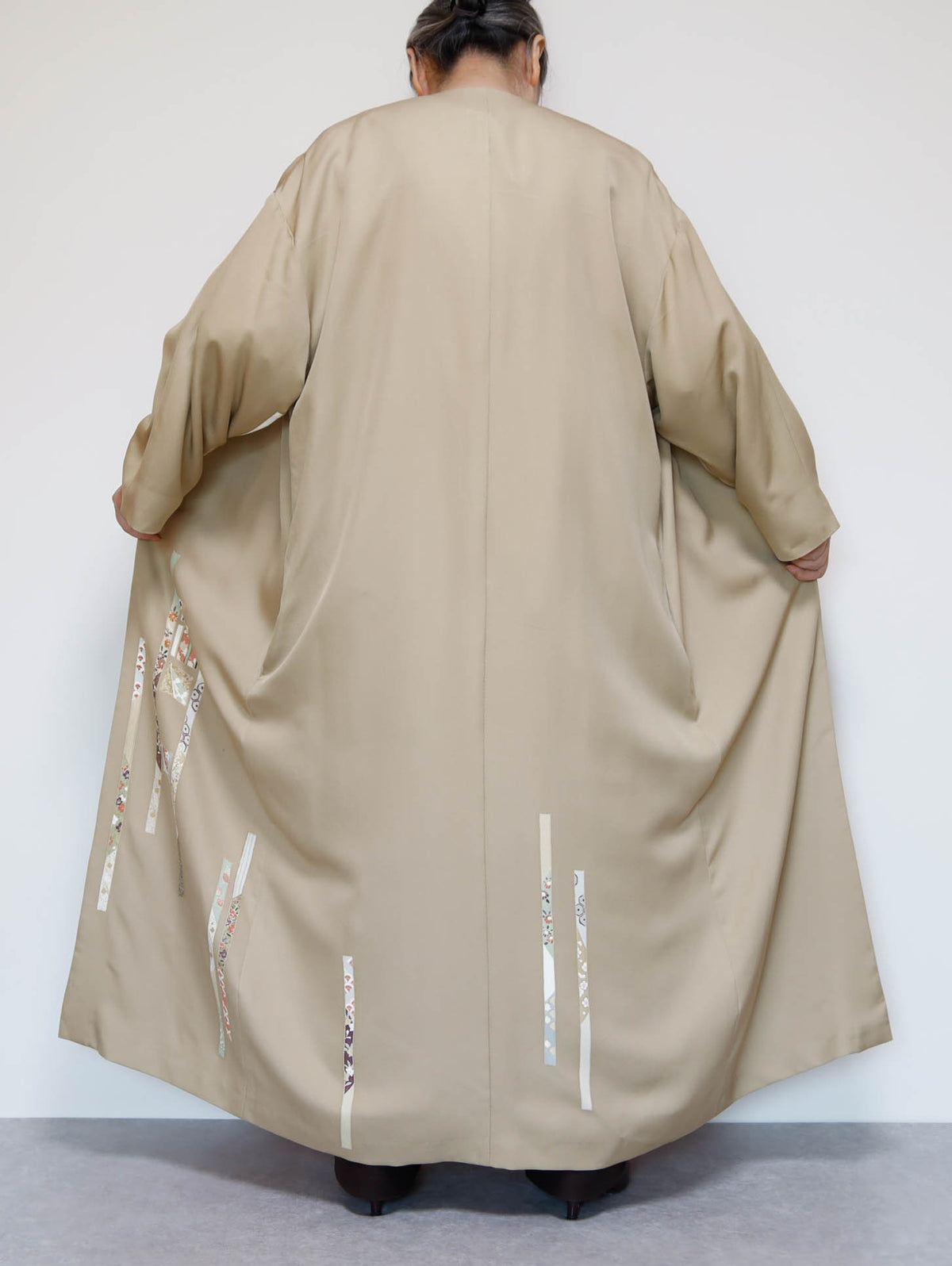 KIMONO Gown Jacket -BEIGE