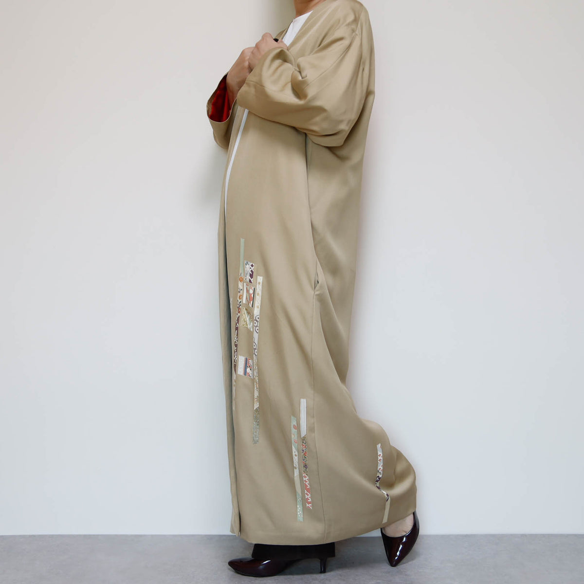 KIMONO Gown Jacket -BEIGE