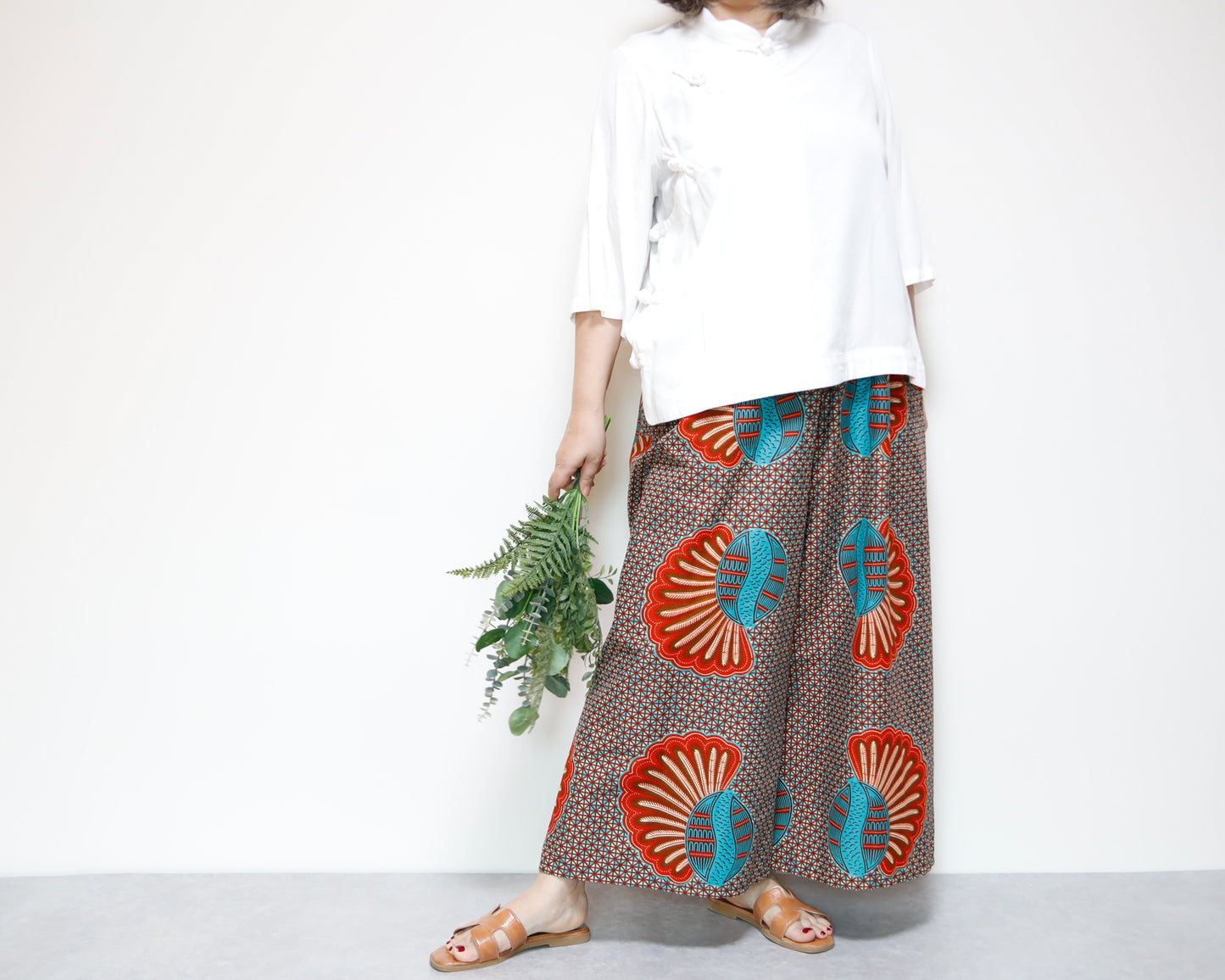 <P15-085>  AFRICAN PRINT Gaucho