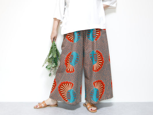 <P15-085>  AFRICAN PRINT Gaucho