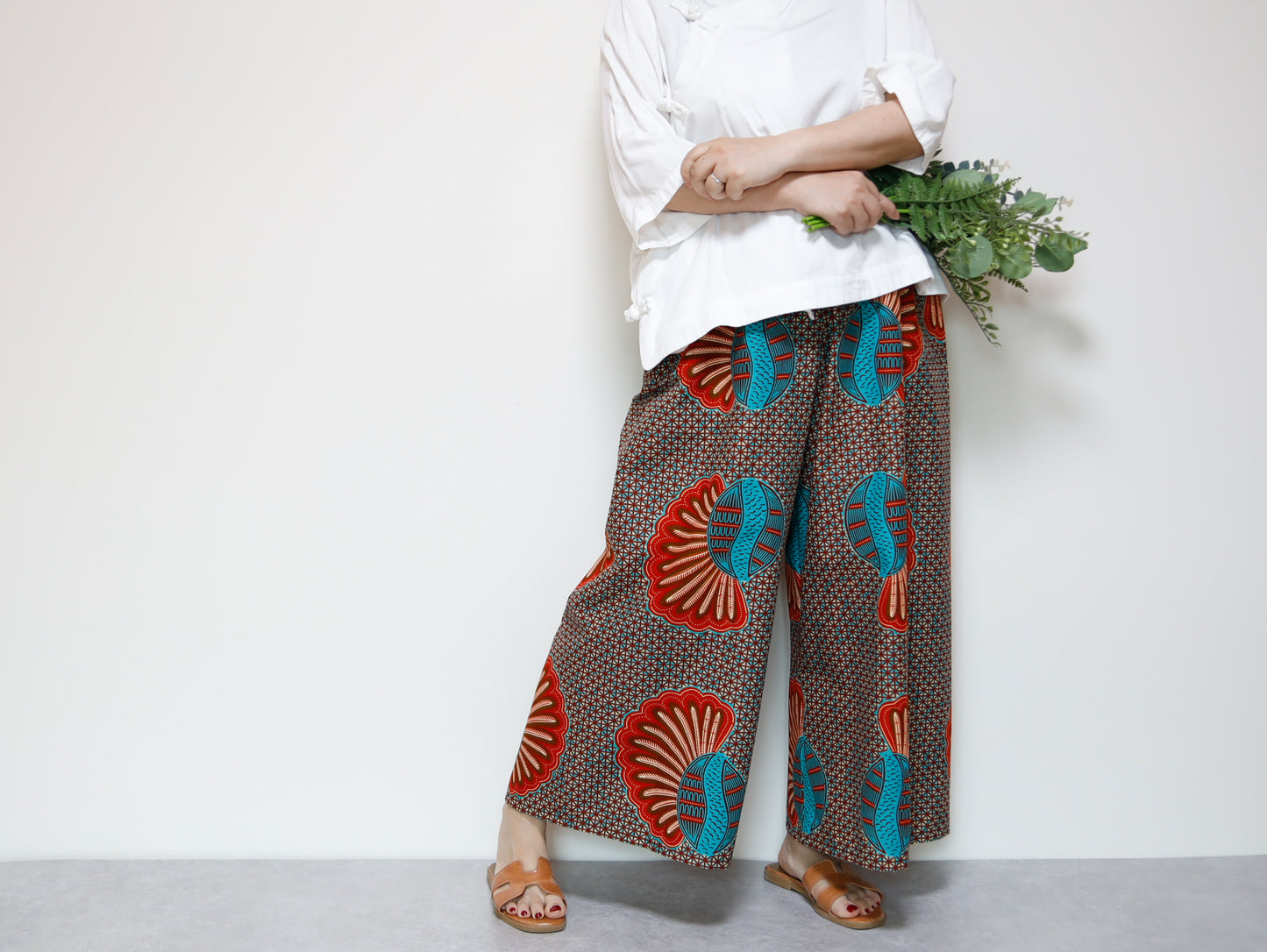 <P15-085>  AFRICAN PRINT Gaucho