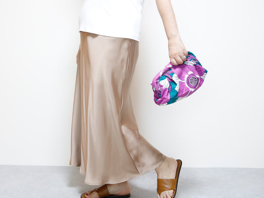 <B10J-004> AFRICAN PRINT クラッチバッグ