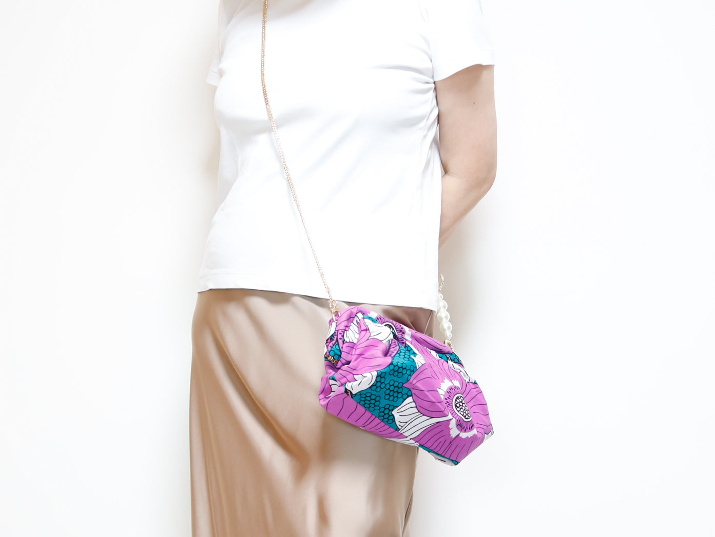 <B10J-004> AFRICAN PRINT CLUTCH BAG