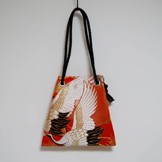 FUJIYAMA Bag L  -KIMONO 鶴