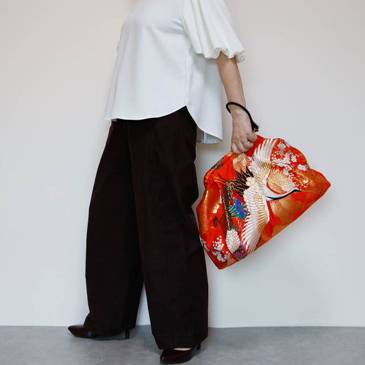 OVERSIZED KIMONO DIM SUM クラッチバッグ