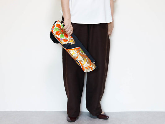 ヴィンテージ帯  LONGクラッチバッグ