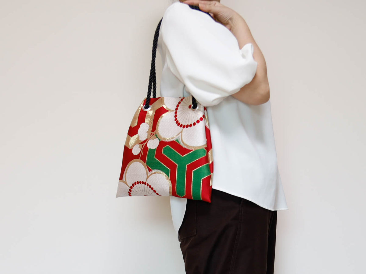 FUJIYAMA Bag L  -KIMONO 梅