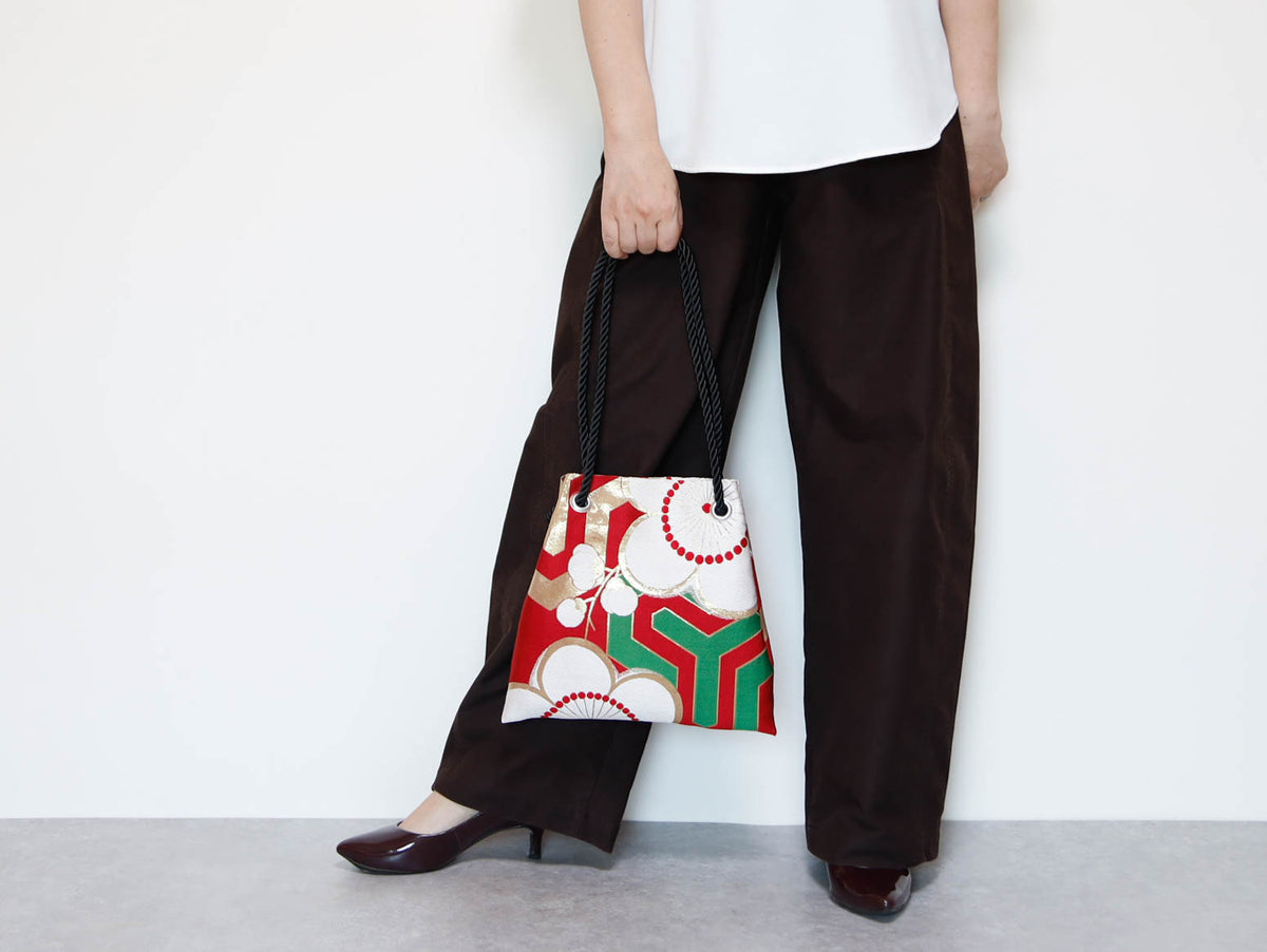 FUJIYAMA Bag L  -KIMONO 梅