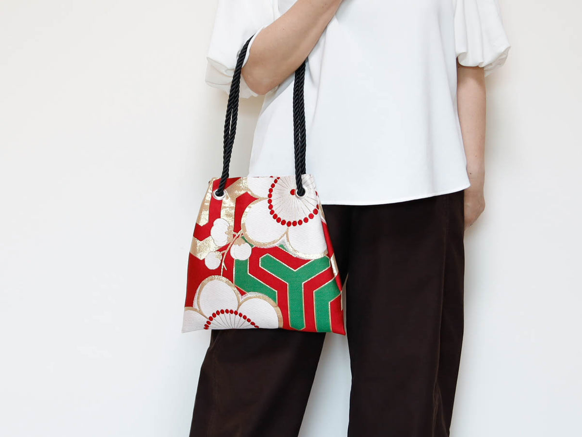 FUJIYAMA Bag L  -KIMONO 梅