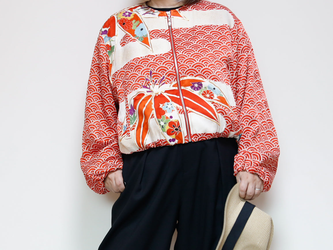 <J19-002> KIMONO BALLOON Jacket