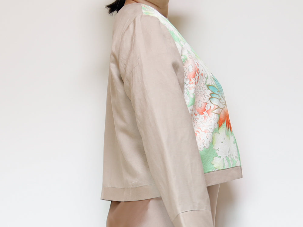 <J15K-030> KIMONO クルーネックジャケット