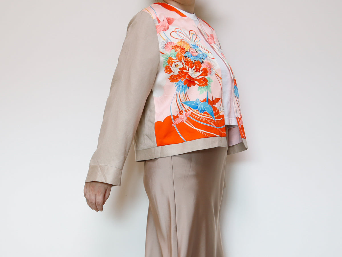KIMONO クルーネックジャケット