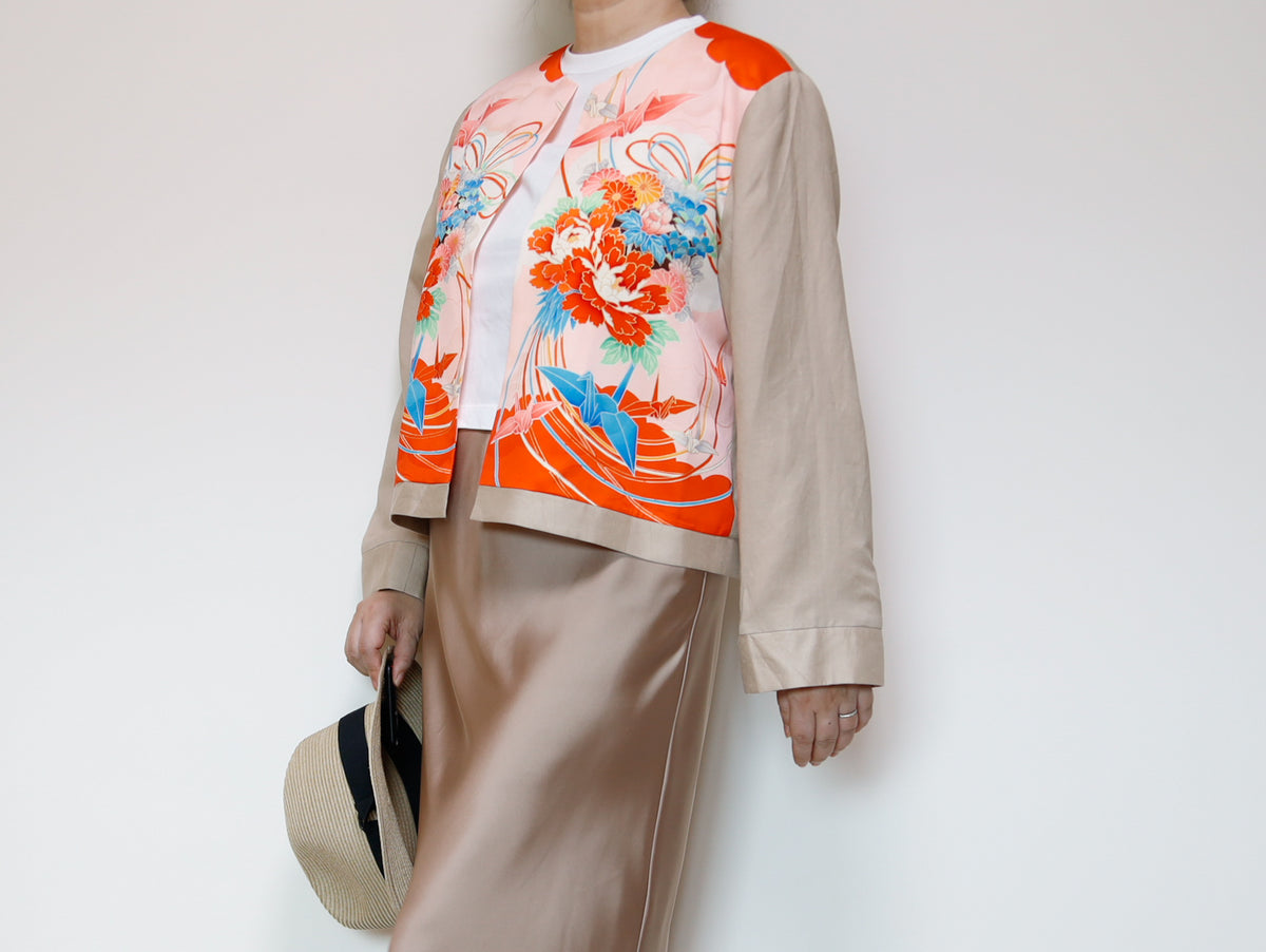 KIMONO クルーネックジャケット