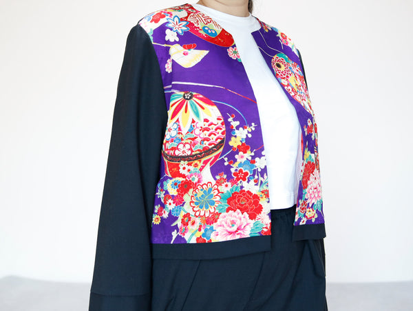 <J15K-014> KIMONO CREW NECK Jacket