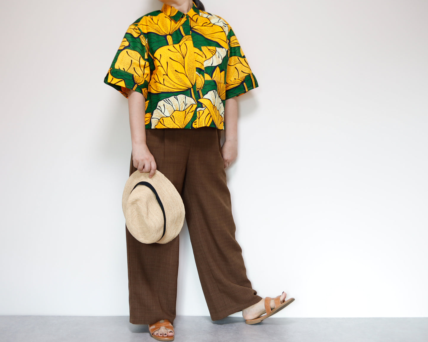 <T40J-001> AFRICAN PRINT Shirt
