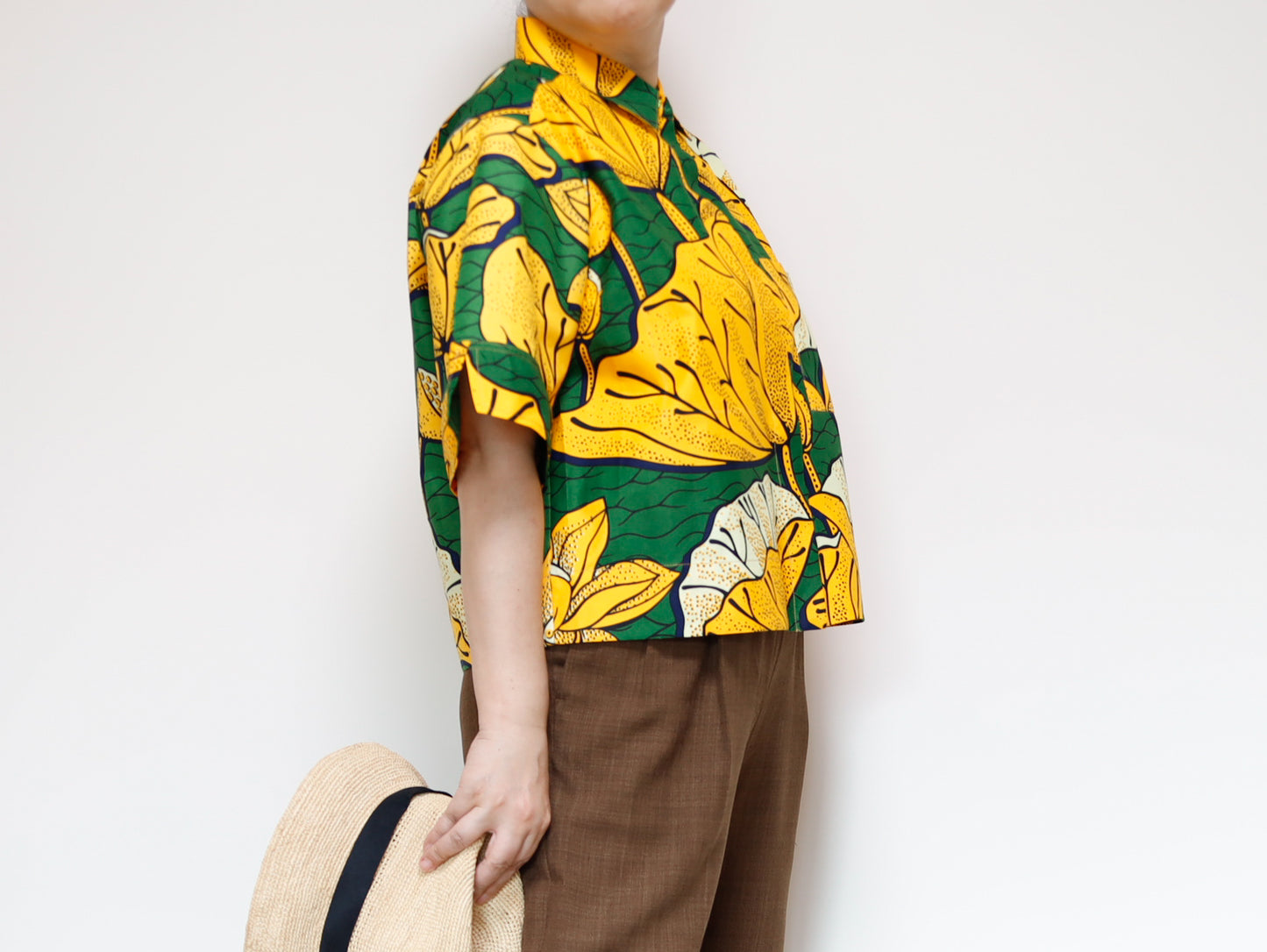 <T40J-001> AFRICAN PRINT Shirt