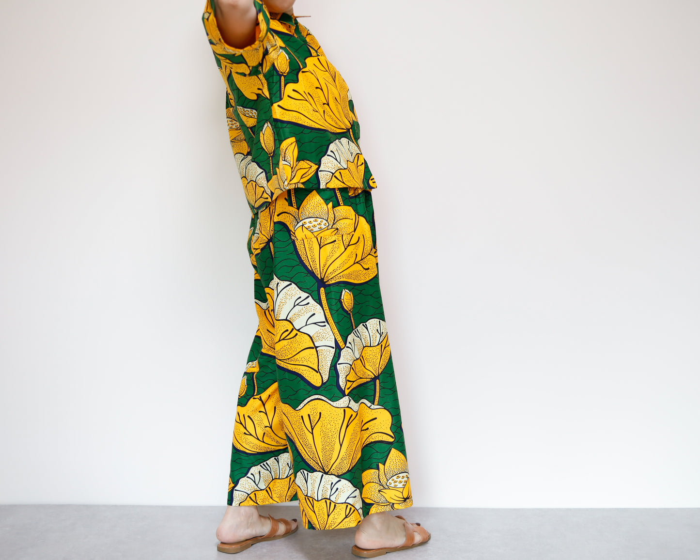 <T40J-001> AFRICAN PRINT Shirt