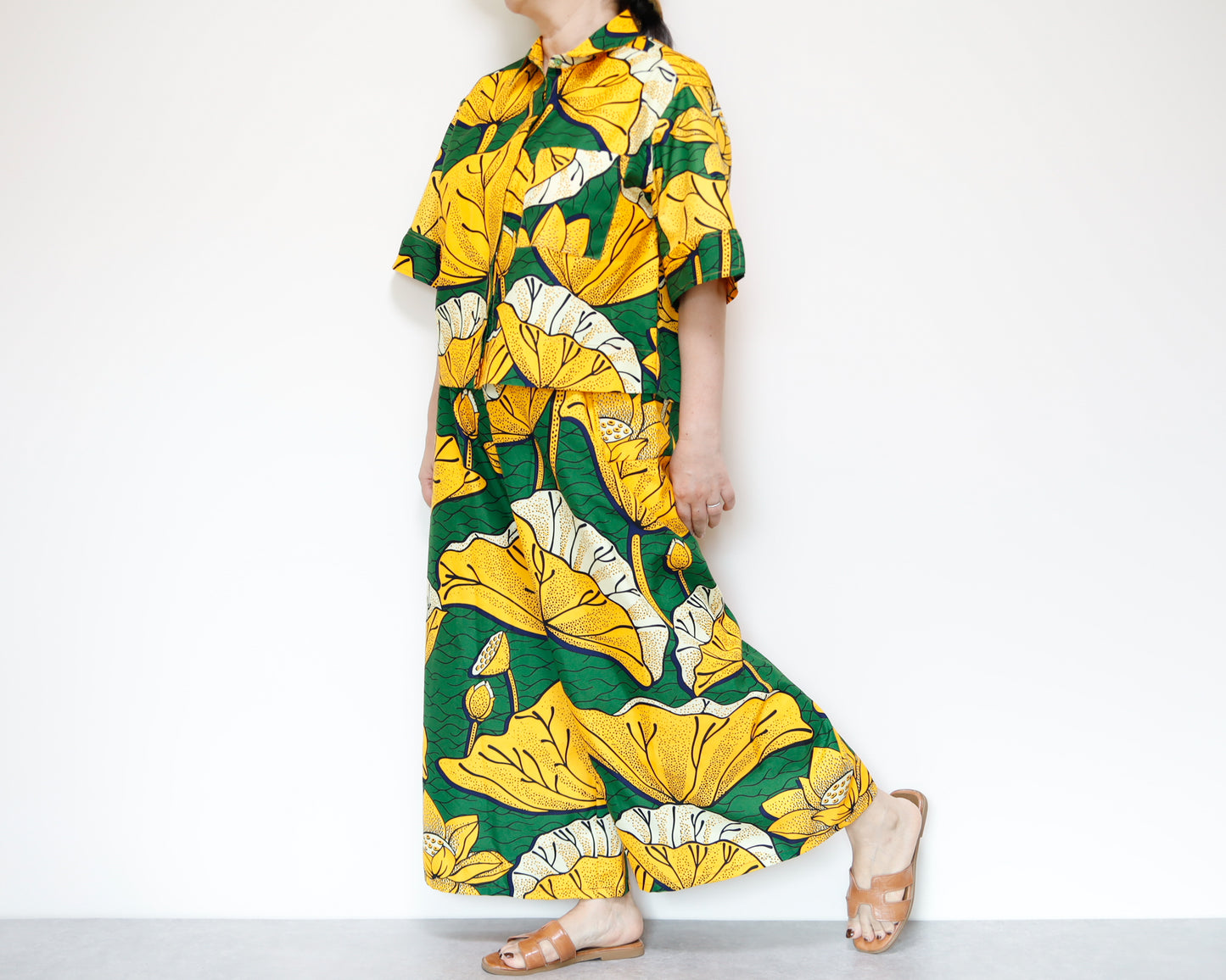 <T40J-001> AFRICAN PRINT Shirt