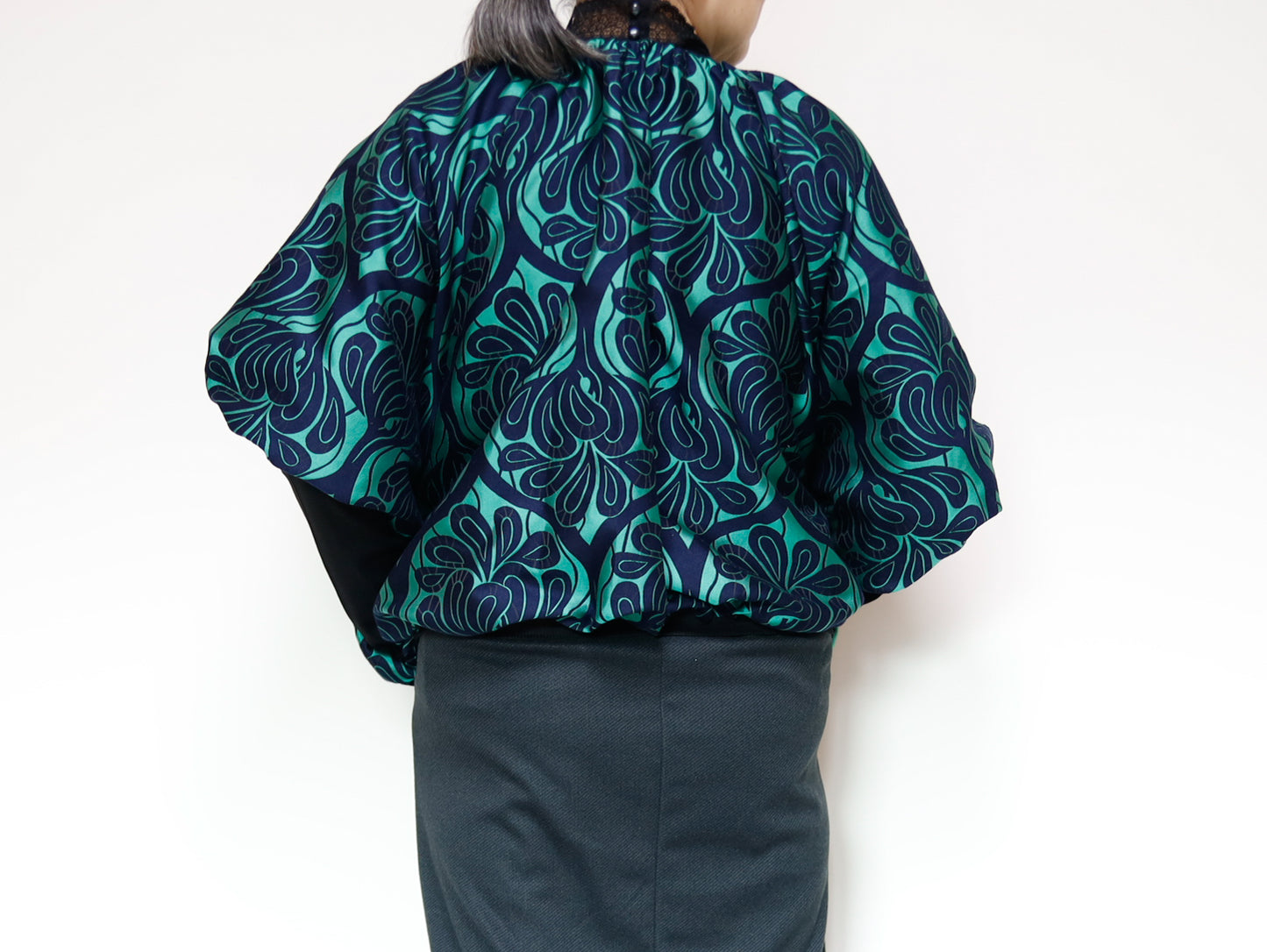 <J18V>  BALLOON Jacket -COVENT GARDEN green