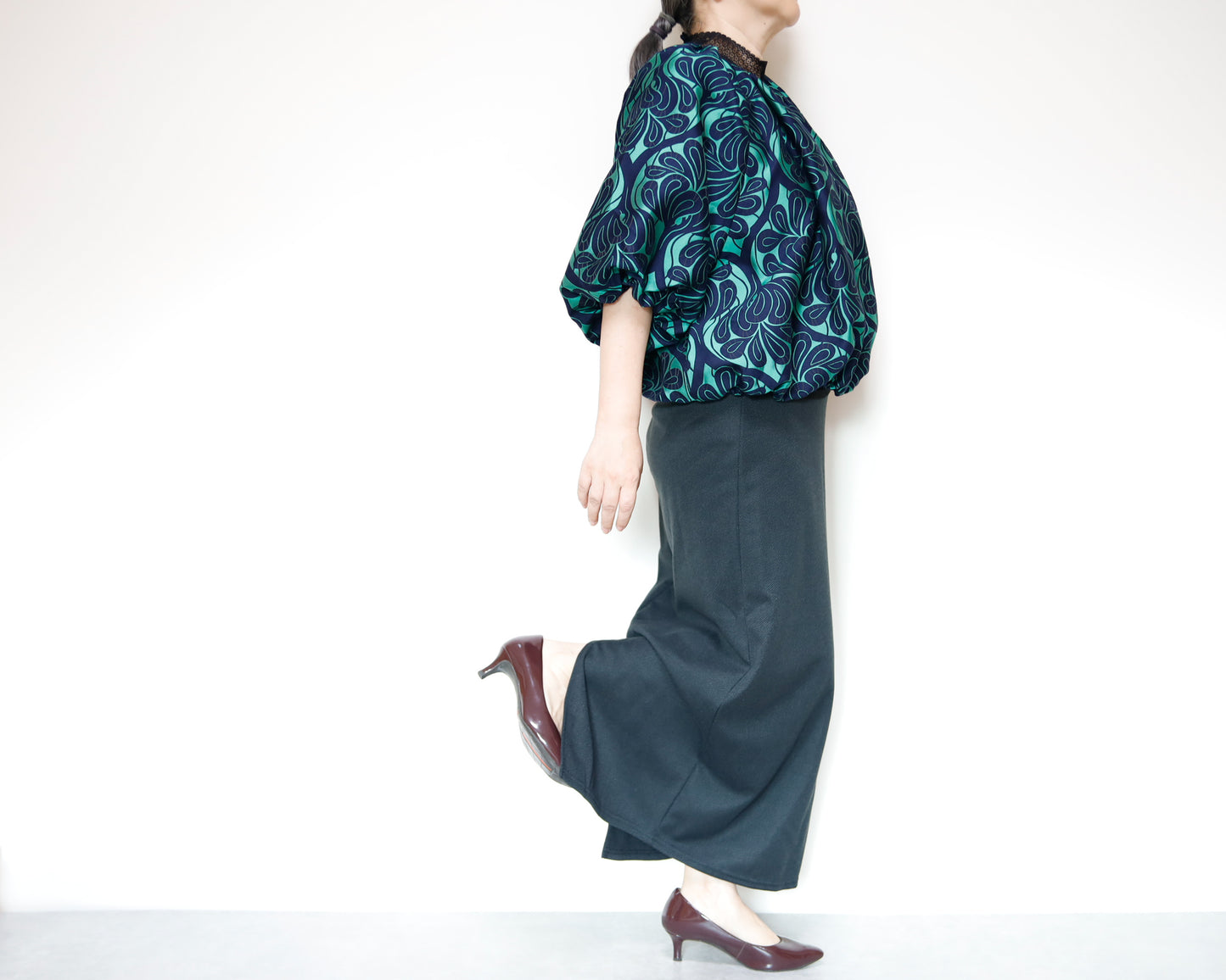 <J18V>  BALLOON Jacket -COVENT GARDEN green