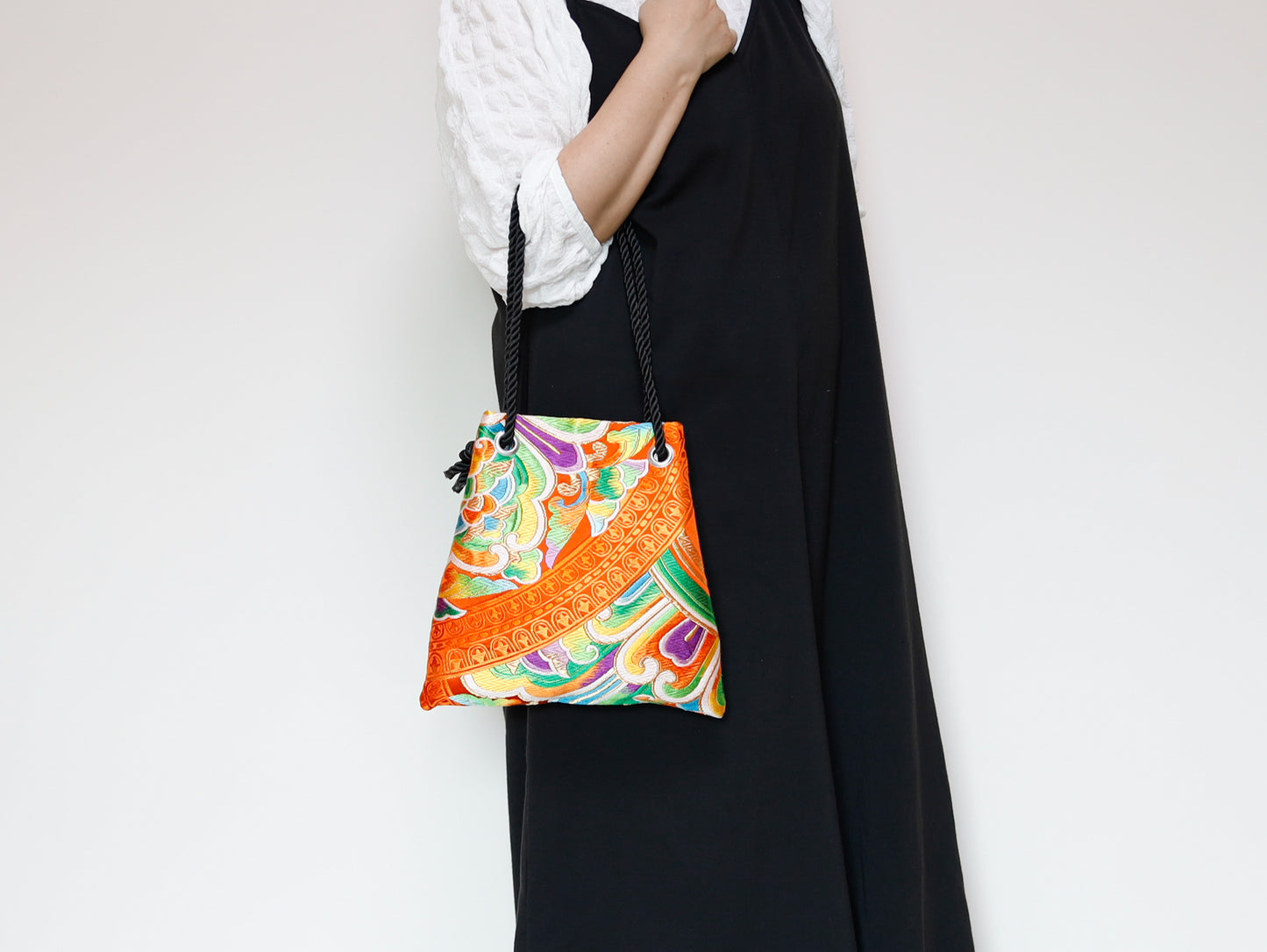 <B06K-029>  FUJIYAMA Bag  -KIMONO ORANGE