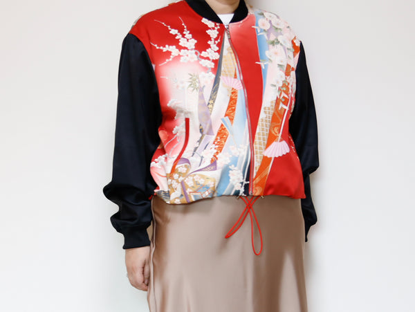 <J17-001> KIMONO BOMBER Jacket