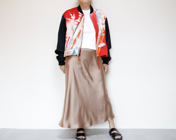 <J17-001> KIMONO BOMBER Jacket