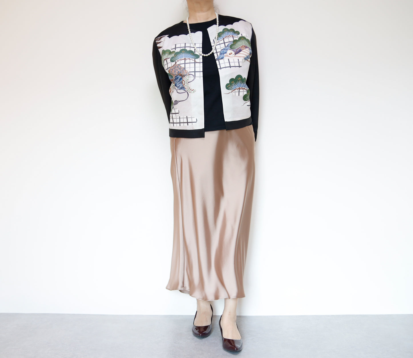 <J15K-031> KIMONO クルーネックジャケット