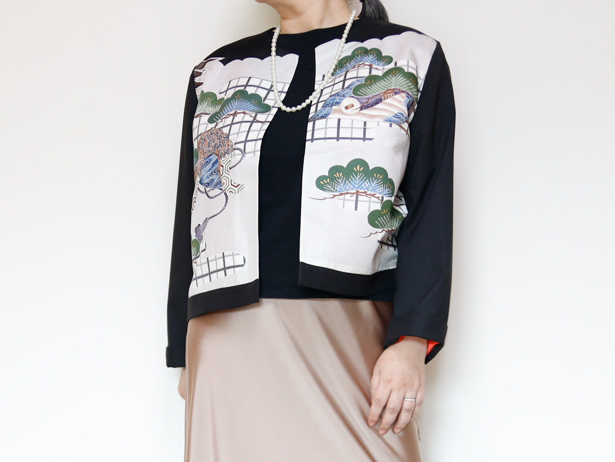 <J15K-031> KIMONO クルーネックジャケット