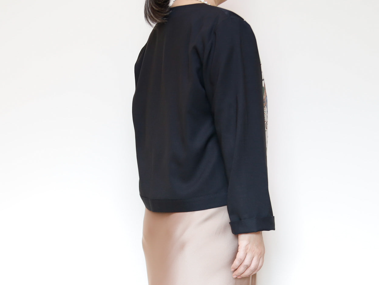 <J15K-031> KIMONO クルーネックジャケット