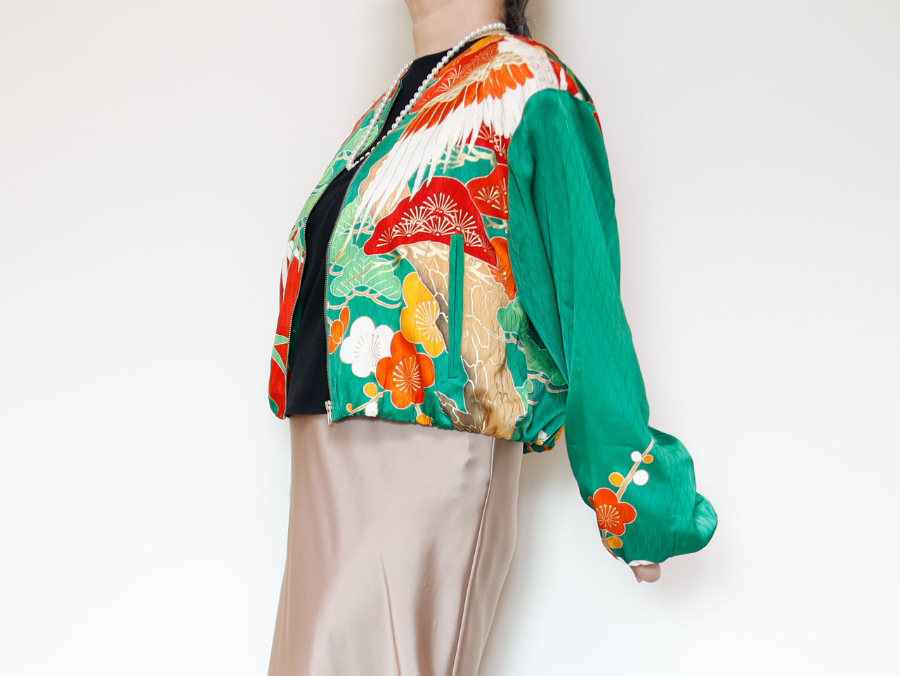 <J19-004> KIMONO BALLOON Jacket