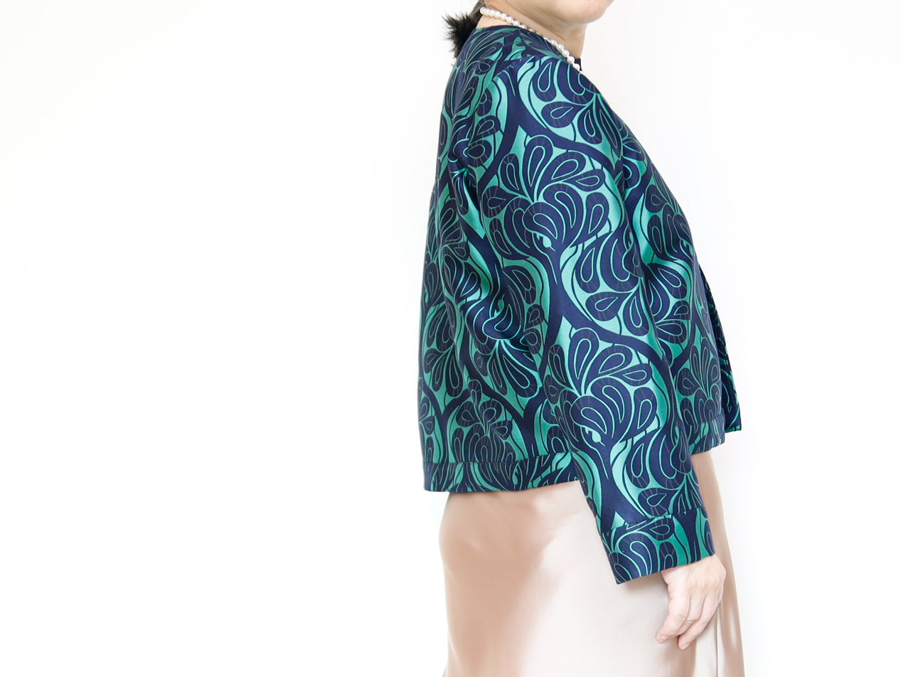 <J15V>  CREW NECK Jacket -COVENT GARDEN