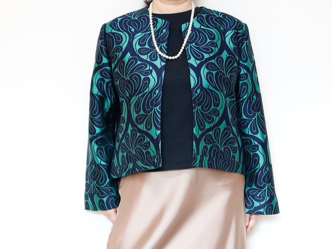 <J15V>  CREW NECK Jacket -COVENT GARDEN