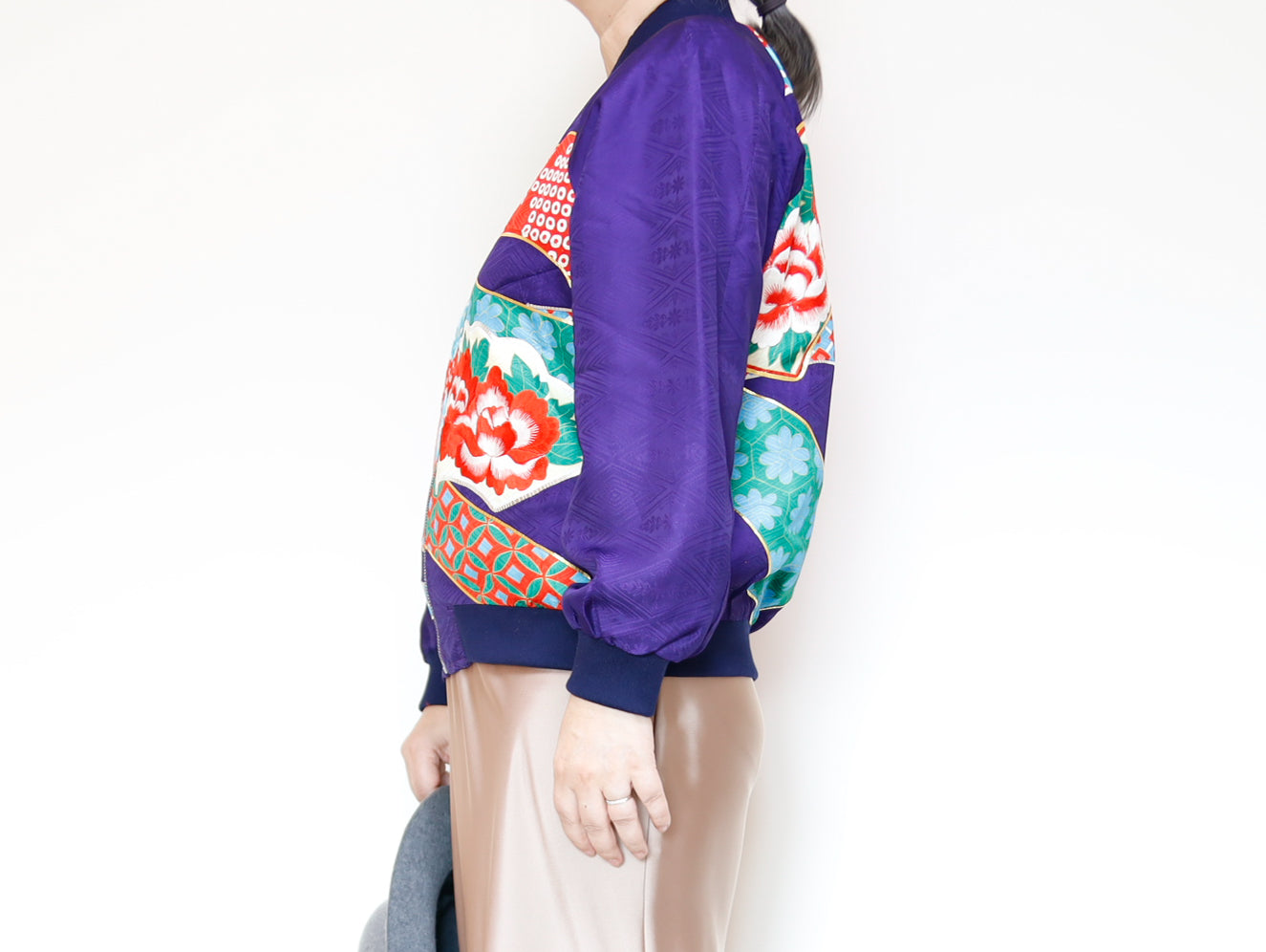 <J09-029> KIMONO BOMBER Jacket  -SIZE M