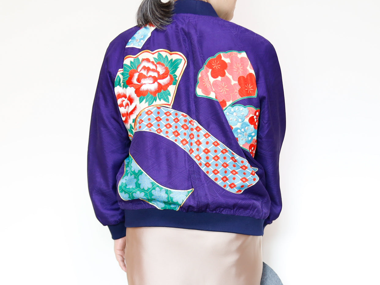 <J09-029> KIMONO BOMBER Jacket  -SIZE M