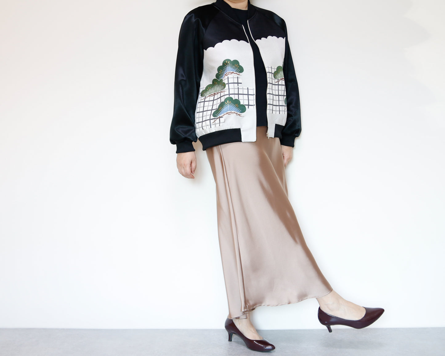 <J09-026> KIMONO BOMBER Jacket  -Lsize