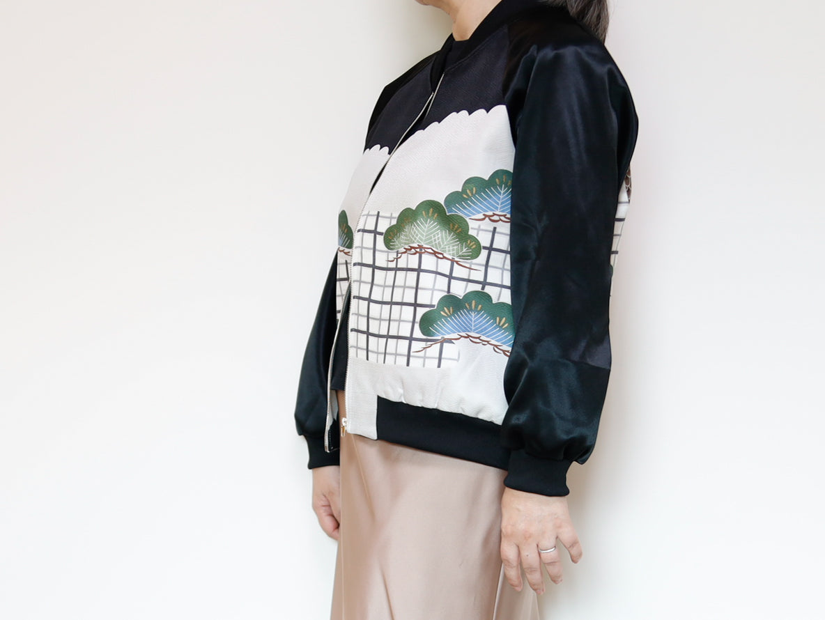 <J09-026> KIMONO BOMBER Jacket  -Lsize
