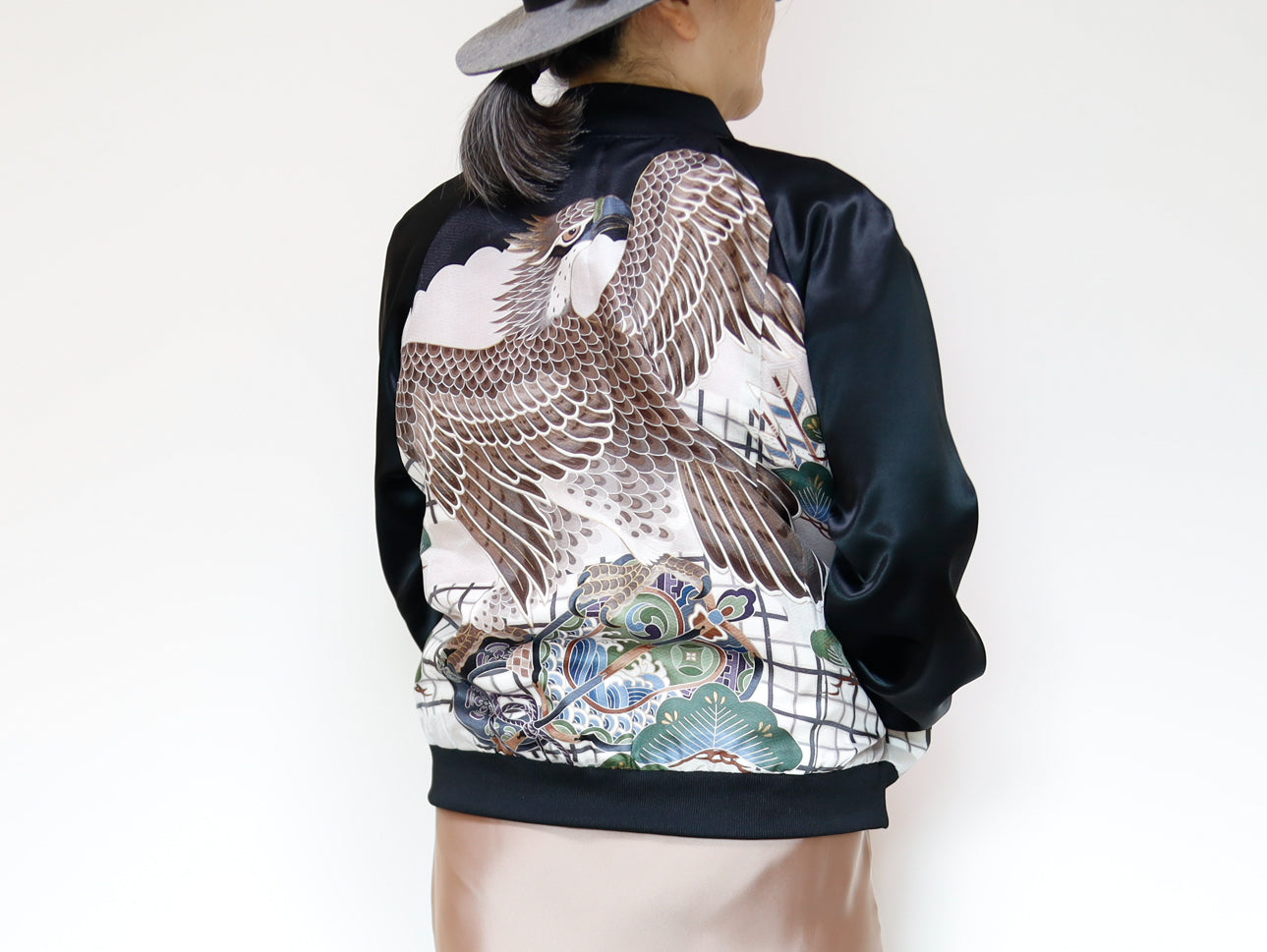 <J09-026> KIMONO BOMBER Jacket  -Lsize