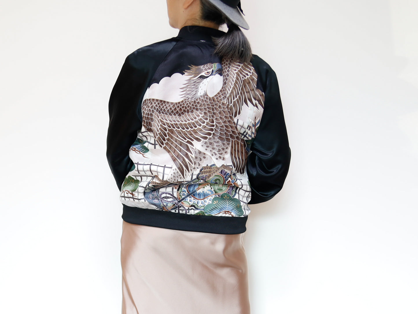 <J09-026> KIMONO BOMBER Jacket  -Lsize