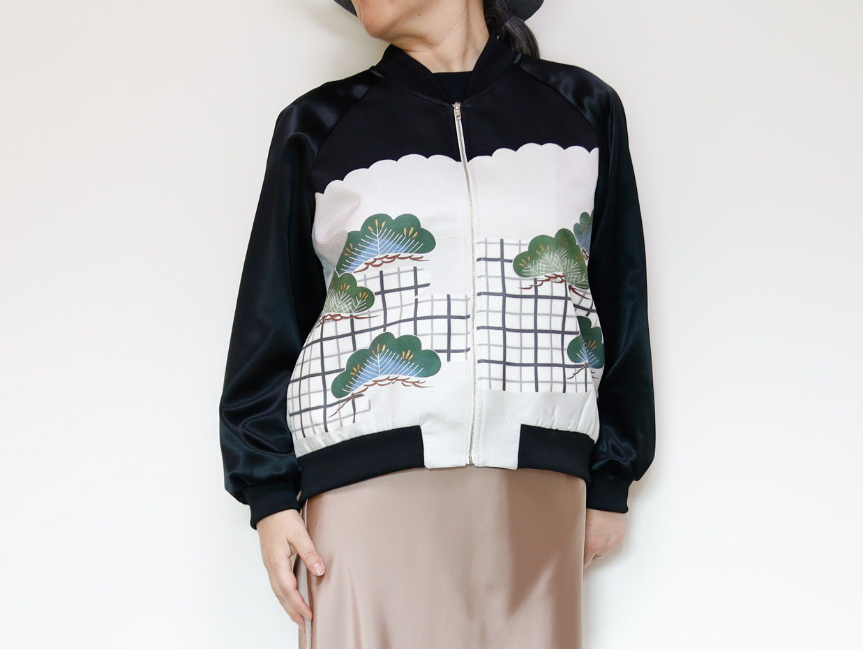 <J09-026> KIMONO BOMBER Jacket  -Lsize