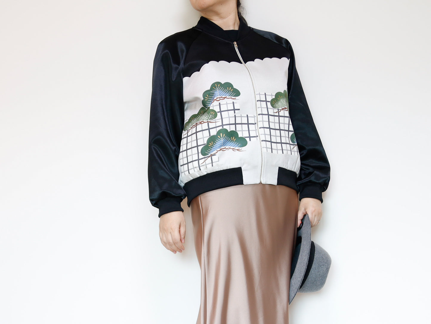 <J09-026> KIMONO BOMBER Jacket  -Lsize