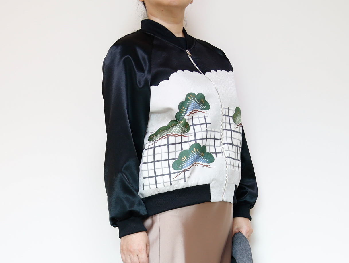 <J09-026> KIMONO BOMBER Jacket  -Lsize