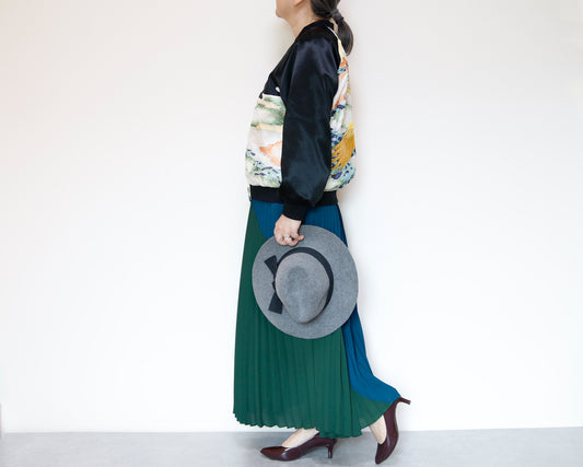 <J09-027> KIMONO BOMBER Jacket Size L