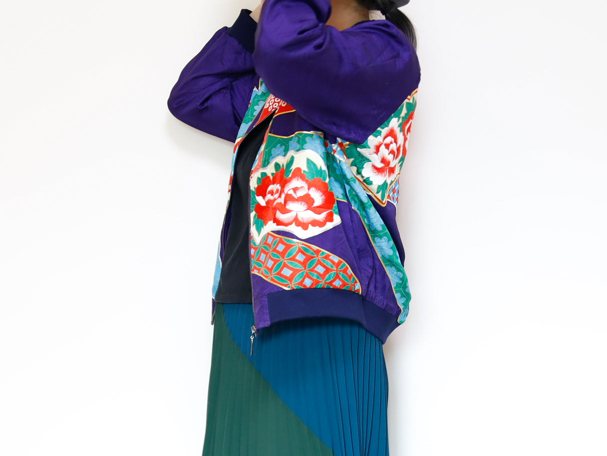 <J09-029> KIMONO BOMBER Jacket  -SIZE M