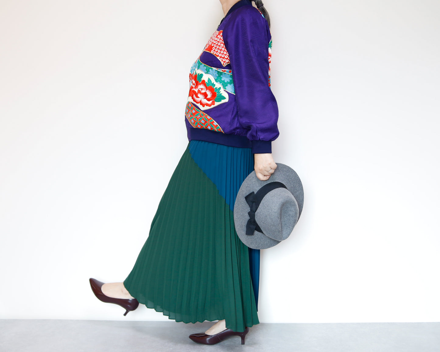 <J09-029> KIMONO BOMBER Jacket  -SIZE M