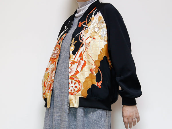 <J09-015> KIMONO BOMBER Jacket