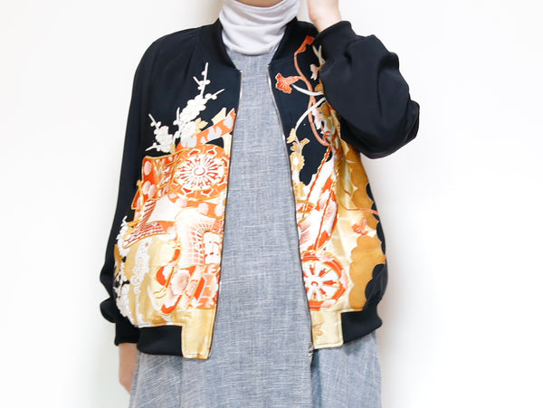 <J09-015> KIMONO BOMBER Jacket