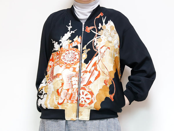 <J09-015> KIMONO BOMBER Jacket