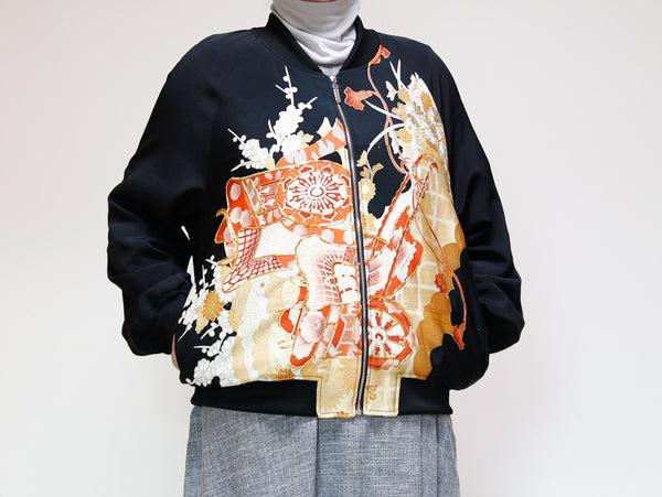 <J09-015> KIMONO BOMBER Jacket